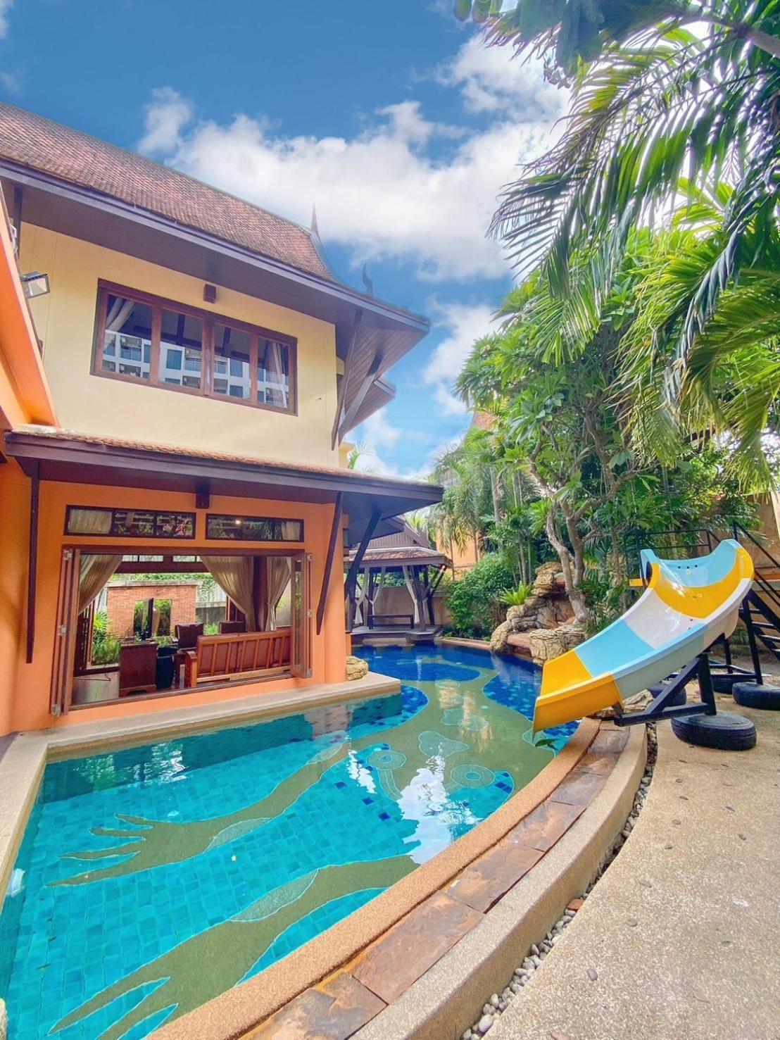 Villano Dara pool villa Na Chom Thian Esterno foto