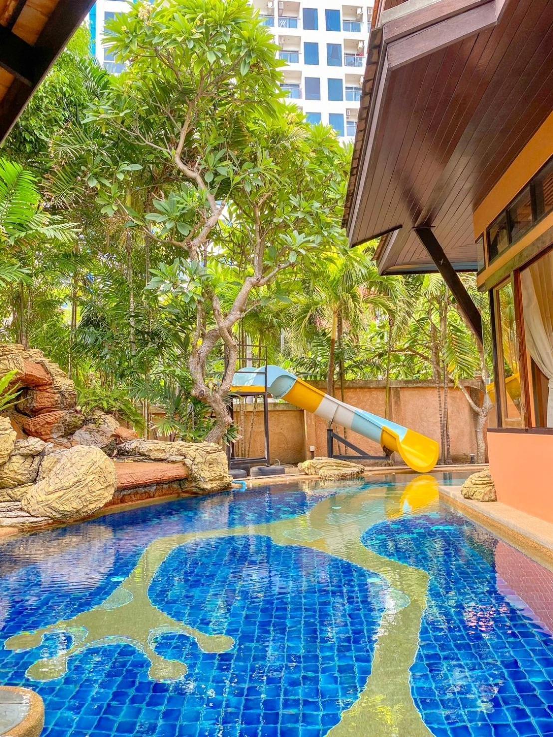 Villano Dara pool villa Na Chom Thian Esterno foto
